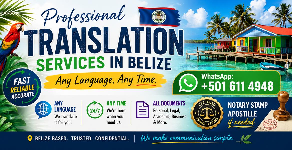 Translation Services Belize